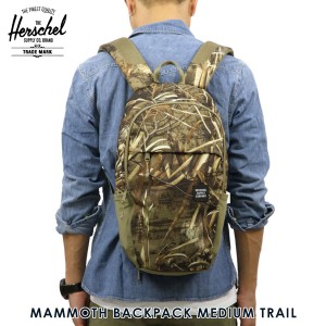 ハーシェル バッグ 正規販売店 Herschel Supply ハーシェルサプライ バッグ MAMMOTH BACKPACK MEDIUM TRAIL 10269-01454-OS REALTREE D00