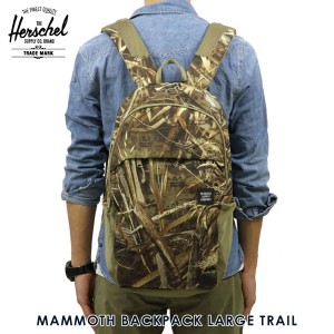 ハーシェル バッグ 正規販売店 Herschel Supply ハーシェルサプライ バッグ MAMMOTH BACKPACK LARGE TRAIL 10322-01454-OS REALTREE D00S