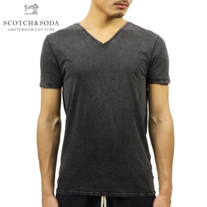 スコッチアンドソーダ Tシャツ 正規販売店 SCOTCH＆SODA 半袖Tシャツ CLASSIC V-NECK WASH TEE 136510 0157 WASHED