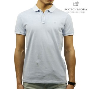 スコッチアンドソーダ ポロシャツ メンズ 正規販売店 SCOTCH＆SODA 半袖ポロシャツ GARMENT DYED POLO 136522 0765 BLUE