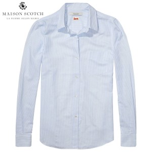 メゾンスコッチ MAISON SCOTCH 正規販売店 レディース 長袖シャツ CLEAN SHIRT 134811 17 COMBO A D00S15