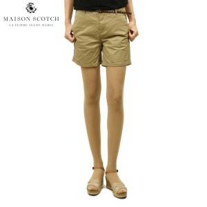 メゾンスコッチ MAISON SCOTCH 正規販売店 レディース ショートパンツ STRETCH CHINO SHORT 137002 37 SAND D00S15