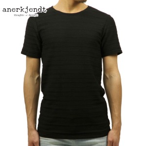 アナケット ANERKJENDT 正規品 メンズ 半袖Tシャツ MITCHEL T-SHIRT CAVIAR 9217313 A