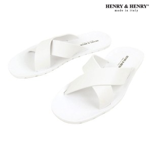 ヘンリーアンドヘンリー HENRY＆HENRY 正規販売店 サンダル CROSS SANDAL WHITE 31