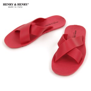 ヘンリーアンドヘンリー HENRY＆HENRY 正規販売店 サンダル クロス CROSS SANDAL ROSSO 17