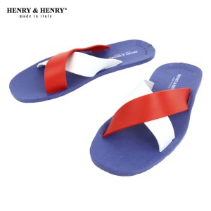 ヘンリーアンドヘンリー HENRY＆HENRY 正規販売店 サンダル CROSS SANDAL ROYAL / WHITE / RED 22/31/17