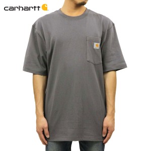 カーハート CARHARTT 正規品 メンズ 半袖ポケットTシャツ WORKWEAR POCKET SHORT-SLEEVE T-SHIRT K87 CHR CHARCOAL