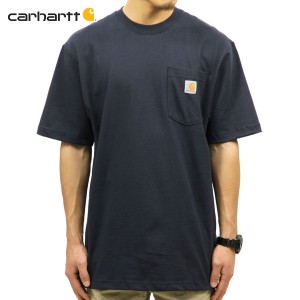 カーハート Tシャツ 正規品 CARHARTT 半袖Tシャツ WORKWEAR POCKET SHORT-SLEEVE T-SHIRT K87 NVY