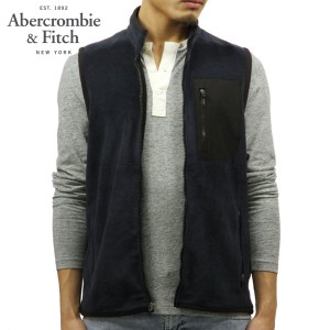 アバクロ スウェット メンズ 正規品 Abercrombie＆Fitch フリース ベスト FLEECE VEST 122-232-0755-220 父の日 プレゼント ラッピング