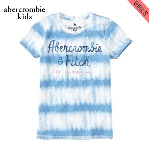 アバクロキッズ Tシャツ 子供服 正規品 AbercrombieKids 半袖Tシャツ fitted shine logo graphic tee 257-891-0048-020