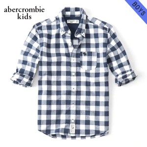 アバクロキッズ シャツ ボーイズ 子供服 正規品 AbercrombieKids 長袖シャツ long sleeve poplin shirt 225-680-0736-023