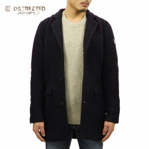 ディストレス DSTREZZED 正規販売店 メンズ コート BOUCLE WOOL PEA COAT 101173 49 DK. NAVY 父の日 プレゼント ラッピング