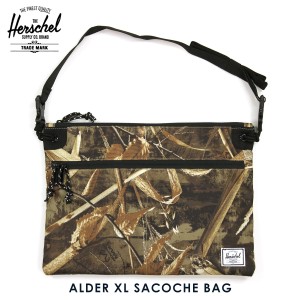 ハーシェル バッグ 正規販売店 Herschel Supply ハーシェルサプライ ポーチ ポシェット サコッシュ ALDER XL SACOCHE BAG REAL TREE 父の