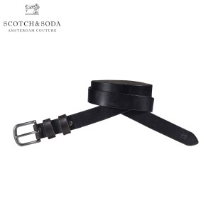 スコッチアンドソーダ SCOTCH＆SODA 正規販売店 メンズ ベルト SLIM VINTAGE LEATHER BELT 139947 0005 49300 ANTRA 父の日 プレゼント 