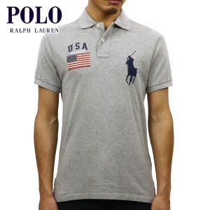 ポロ ラルフローレン ポロシャツ 正規品 POLO RALPH LAUREN 半袖ポロシャツ CUSTOM-FIT BIG PONY FLAG POLO 父の日 プレゼント ラッピン