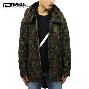 リバーサル REVERSAL rvddw 正規販売店 メンズ コート JUDO MODS COAT rv17aw003 CAMO 父の日 プレゼント ラッピング