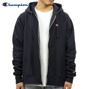 チャンピオン CHAMPION 正規品 メンズ リバースウィーブ ジップアップパーカー REVERSE WEAVE HEAVYWEIGHT 12oz ZIP UP HOODIE GF69 NAVY