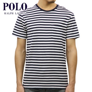 ポロ ラルフローレン POLO RALPH LAUREN 正規品 メンズ 半袖ポケットTシャツ CUSTOM FIT COTTON STRIPE POCKET T-SHIRT