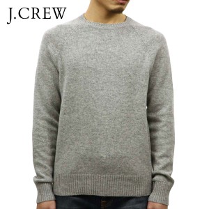 ジェイクルー セーター メンズ 正規品 J.CREW クルーネックセーター LAMBSWOOL CREWNECK SWEATER H0520 HTHR CEMENT