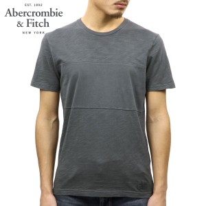 アバクロ Tシャツ 正規品 Abercrombie＆Fitch 半袖Tシャツ GARMENT DYE MIXED FABRIC TEE 124-236-1817-902 父の日 プレゼント ラッピン