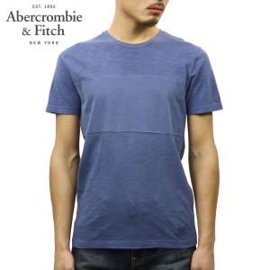 アバクロ Tシャツ 正規品 Abercrombie＆Fitch 半袖Tシャツ GARMENT DYE MIXED FABRIC TEE 124-236-1817-212 父の日 プレゼント ラッピン