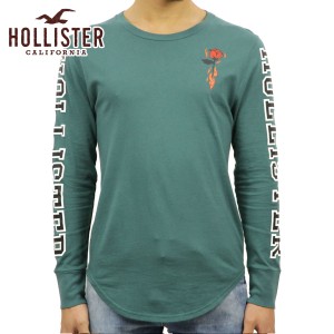 ホリスター ロンT メンズ 正規品 HOLLISTER 長袖Tシャツ Rose Logo Graphic Tee 323-243-2365-300 父の日 プレゼント ラッピング