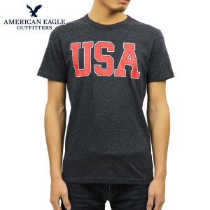 アメリカンイーグル AMERICAN EAGLE 正規品 メンズ クルーネック 半袖ロゴTシャツ AE BRANDED GRAPHIC TEE 0181-3670-427 父の日 プレゼ