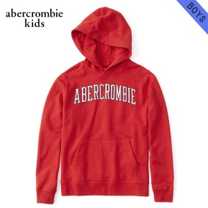 アバクロキッズ パーカー ボーイズ 子供服 正規品 AbercrombieKids プルオーバーパーカー ロゴ embroidered logo hoo 父の日 プレゼント 