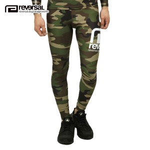 リバーサル REVERSAL 正規販売店 メンズ ロング丈スパッツ BASIC rvddw LONG SPATS rvbs019 WOODLAND CAMO