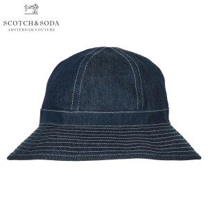 スコッチアンドソーダ SCOTCH＆SODA 正規販売店 帽子 バケットハット AMS BLAUW DENIM BUCKET HAT 141357 48 58800 DENIM B D