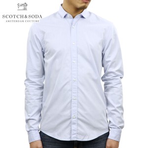 スコッチアンドソーダ SCOTCH＆SODA 正規販売店 メンズ 長袖ドレスシャツ SLIM FIT- CHIC CLASSIC LONGSLEEVE SHIRT 142478 0765 51405 B