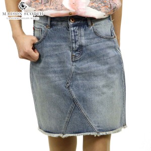 メゾンスコッチ MAISON SCOTCH 正規販売店 レディース デニムスカート SEASONAL DENIM SKIRT - CUSTOMIZED BLAUW 141 父の日 プレゼント 