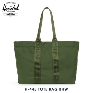 ハーシェル バッグ 正規販売店 Herschel Supply ハーシェルサプライ 鞄 トートバッグ H-445 TOTE BAG BHW 10418-01983-OS ARMY 父の日 プ