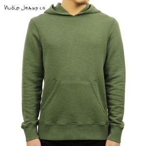 ヌーディージーンズ パーカー メンズ 正規販売店 Nudie Jeans プルオーバーパーカー PAUL HOOD SWEAT PARKA TOR GREEN C27 150352 4017 