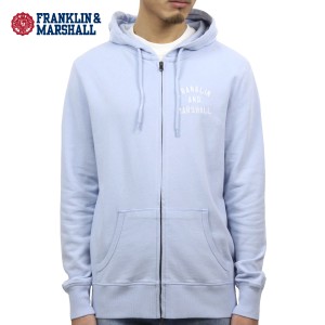 フランクリン マーシャル パーカー メンズ 正規販売店 FRANKLIN＆MARSHALL ジップアップパーカー ZIP UP PARKA PASTEL BLUE FLMF270AN 07