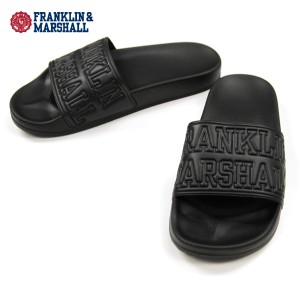 フランクリン マーシャル FRANKLIN＆MARSHALL 正規販売店 メンズ シャワーサンダル SHOWER SANDAL BLACK FTUA985 021 父の日 プレゼント 