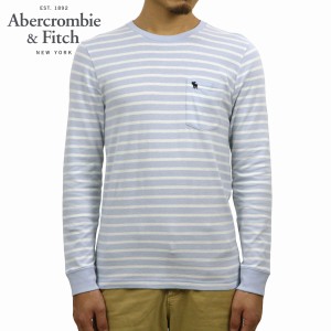 アバクロ ロンT メンズ 正規品 Abercrombie＆Fitch 長袖Tシャツ クルーネックTシャツ LONG-SLEEVE ICON POCKET TEE 1 父の日 プレゼント 