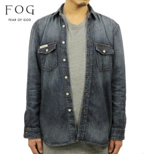 フィアオブゴッド fog essentials シャツ メンズ 正規品 FEAR OF GOD 長袖デニムシャツ FOG - FEAR OF GOD ESSENTIAL 父の日 プレゼント 