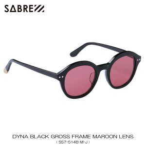 セイバー SABRE 正規販売店 サングラス めがね DYNA BLACK GROSS FRAME MAROON LENS SUNGLASS SS7-514B-M-J 父の日 プレゼント ラッピン