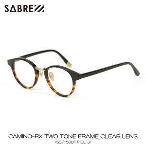 セイバー SABRE 正規販売店 サングラス めがね EL CAMINO-RX TWO TONE FRAME CLEAR LENS SS7-508TT-CL-J