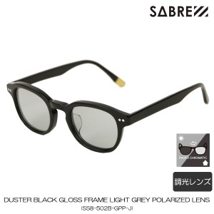 セイバー メンズ レディース サングラス 正規販売店 SABRE めがね ダスター DUSTER BLACK GLOSS FRAME LIGHT GREY PO 父の日 プレゼント 