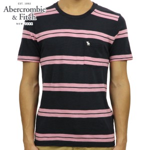 アバクロ Tシャツ 正規品 Abercrombie＆Fitch 半袖Tシャツ クルーネック ポケTシャツ RUGBY ICON TEE 124-236-1870-204 父の日 プレゼン