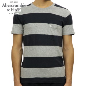 アバクロ Tシャツ 正規品 Abercrombie＆Fitch 半袖Tシャツ クルーネック ポケTシャツ RUGBY ICON TEE 124-236-1870-1 父の日 プレゼント 