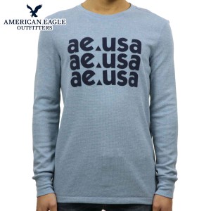 アメリカンイーグル AMERICAN EAGLE 正規品 メンズ サーマル クルーネック長袖Ｔシャツ ロンＴ AE Beyond-Soft Thermal 1175-3855-443 父