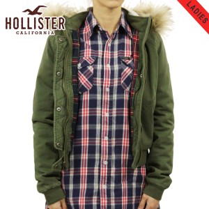 ホリスター アウター レディース 正規品 HOLLISTER ジャケット ボンバージャケット Stretch Flannel-Lined Twill Bomber Jacket 344-445-