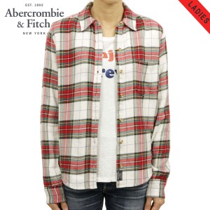 アバクロ Abercrombie＆Fitch 正規品 レディース 長袖フランネルシャツ Flannel Shirt 140-412-2044-108