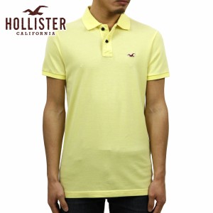 ホリスター HOLLISTER 正規品 メンズ ストレッチスリム ワンポイントロゴ 半袖ポロシャツ Stretch Slim Fit Polo 324-224-0371-800