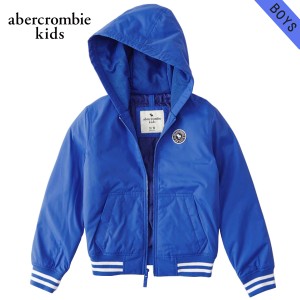 アバクロキッズ ジャケット ボーイズ 子供服 正規品 AbercrombieKids アウター ボンバージャケット フードジャケット hooded varsity bom