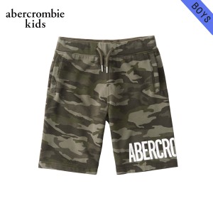 アバクロキッズ スウェット ボーイズ 子供服 正規品 AbercrombieKids トレーナー ハーフパンツ logo pull-on fleece  父の日 プレゼント 