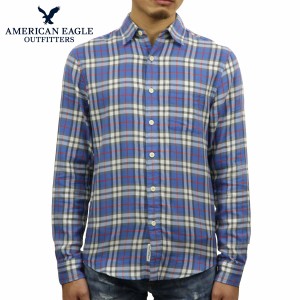 アメリカンイーグル シャツ メンズ 正規品 AMERICAN EAGLE 長袖シャツ ネルシャツ AE LIGHTWEIGHT FLANNEL SHIRT 2153-9971-400 父の日 